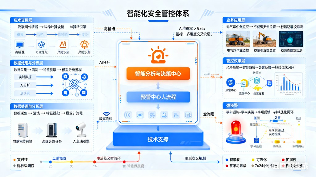 智能化安全管控体系示意图